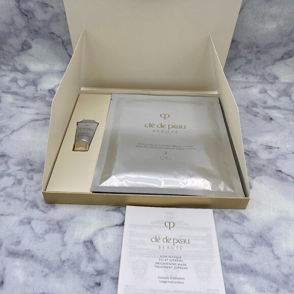 Cle de Peau Beaute Skincare Gift Set BOXED-Exfoliator,2xBrightening Masks-NEW3pc - Picture 3 of 12